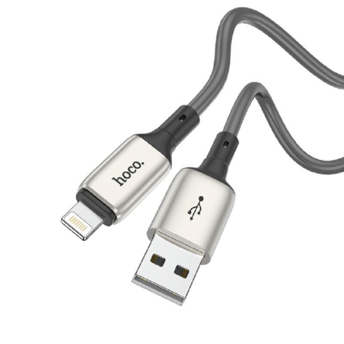 Кабель Hoco Lightning Howdy X66 1 m 2.4 A Grey