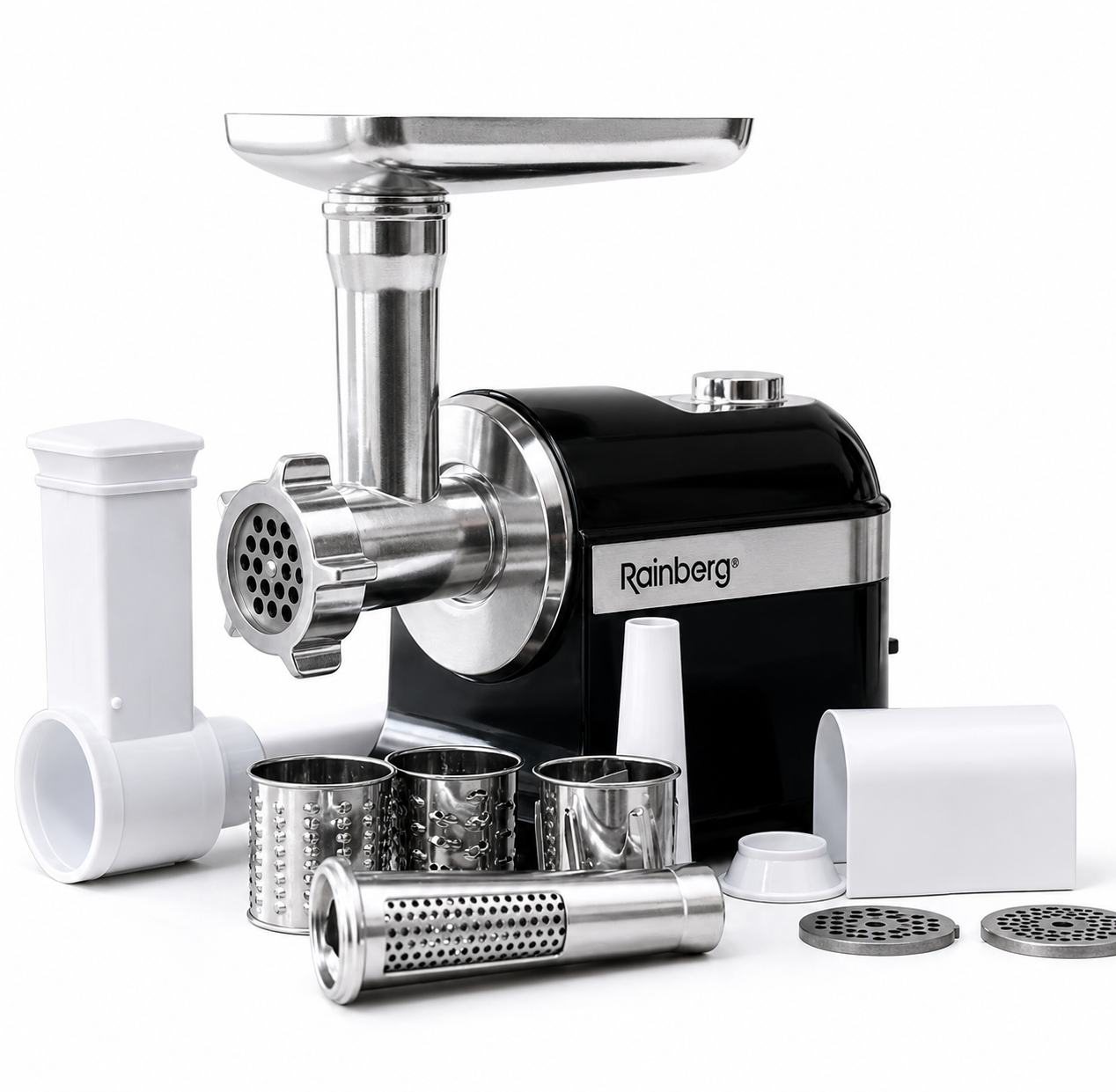М'ясорубка електрична Rainberg RB-2270 3800 Вт Чорний