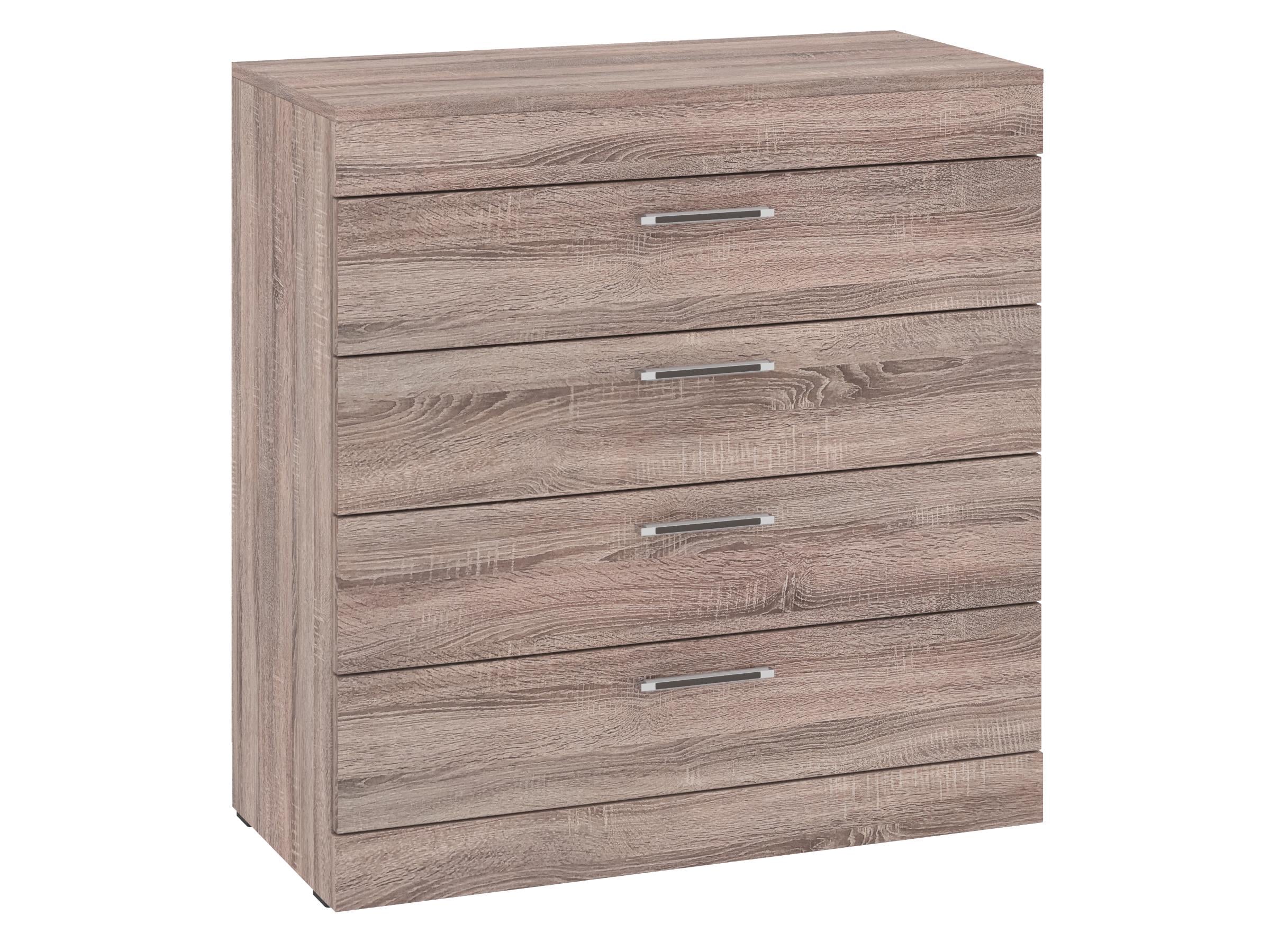 Комод с ящиками PEHOTIN Моника К-4 ДСП 80х37,6х79,5 см Трюфель (PN-100530)