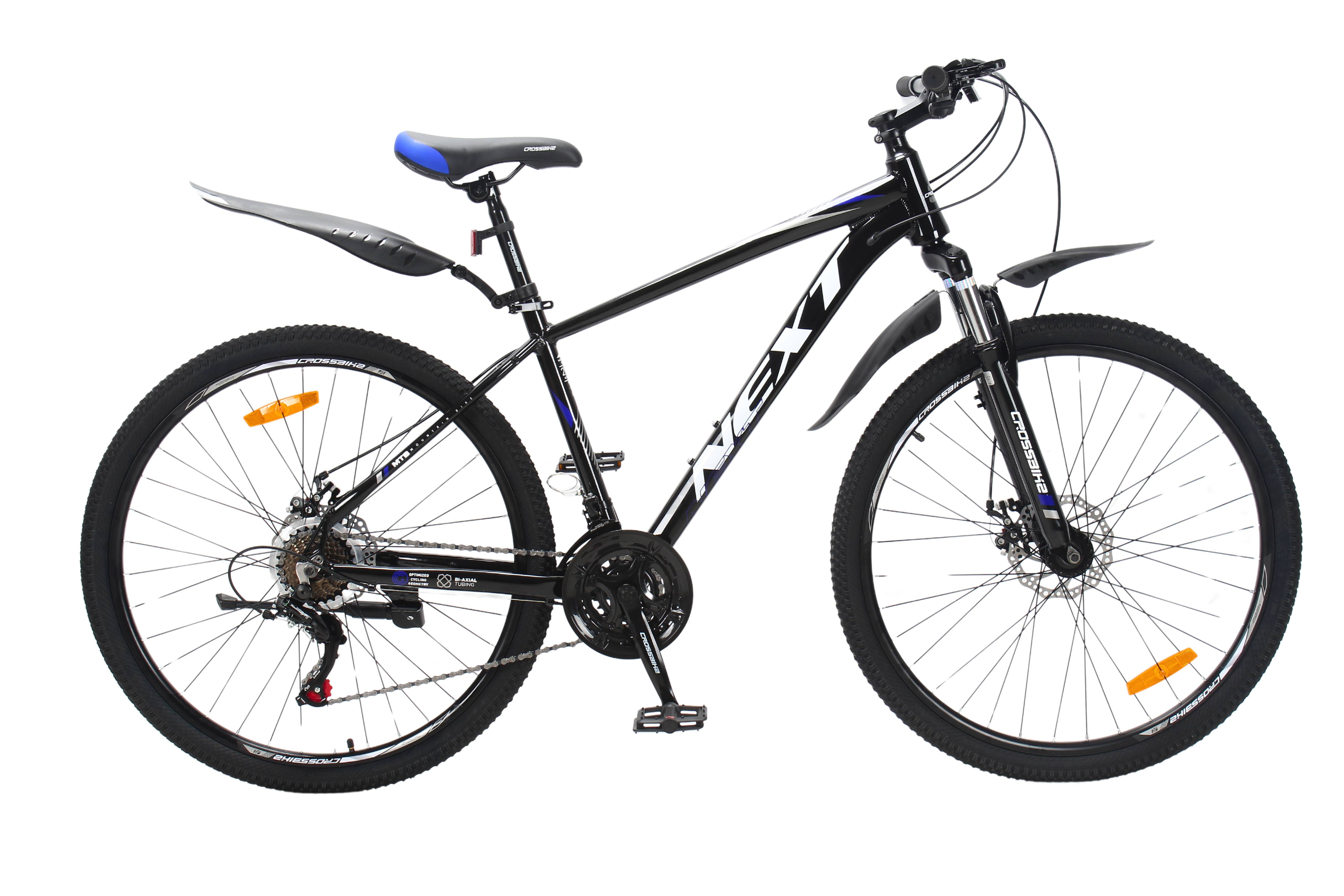Велосипед Crossbike Next 2025 27,5" 17" Черно-синий