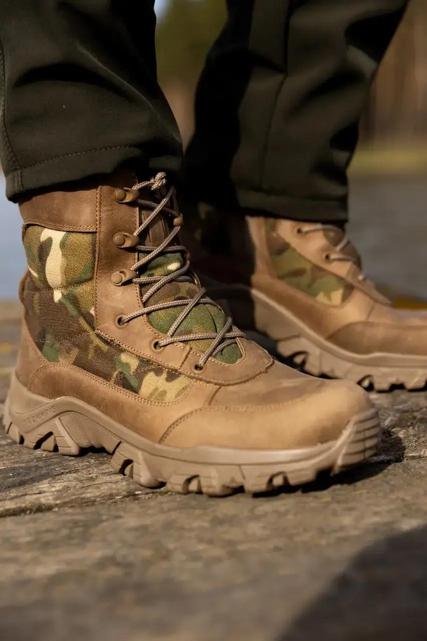 Берці тактичні демісезон Undolini блискавка р. 40 Койот/Мультикам (1246)