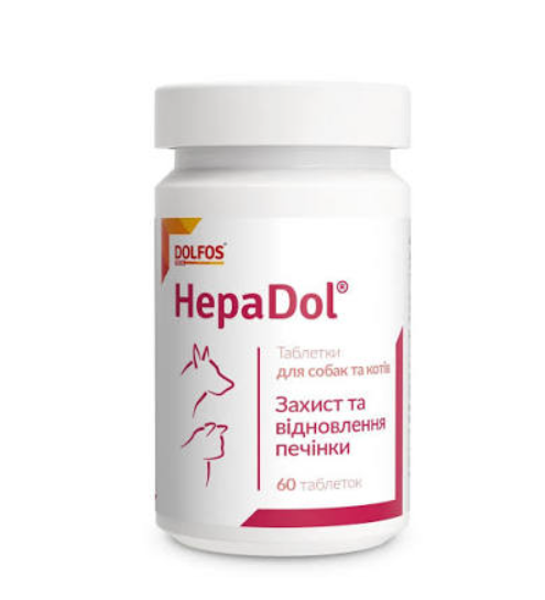 Витамины Гепадол для собак и кошек 60 таб