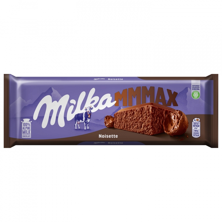 Шоколад молочный Milka Noisette 300 г (20848797)