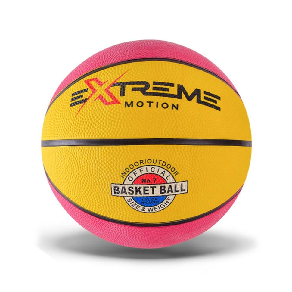 Мяч баскетбольный Bambi Extreme Motion р. 7 Розовый (BS-396-B-4)