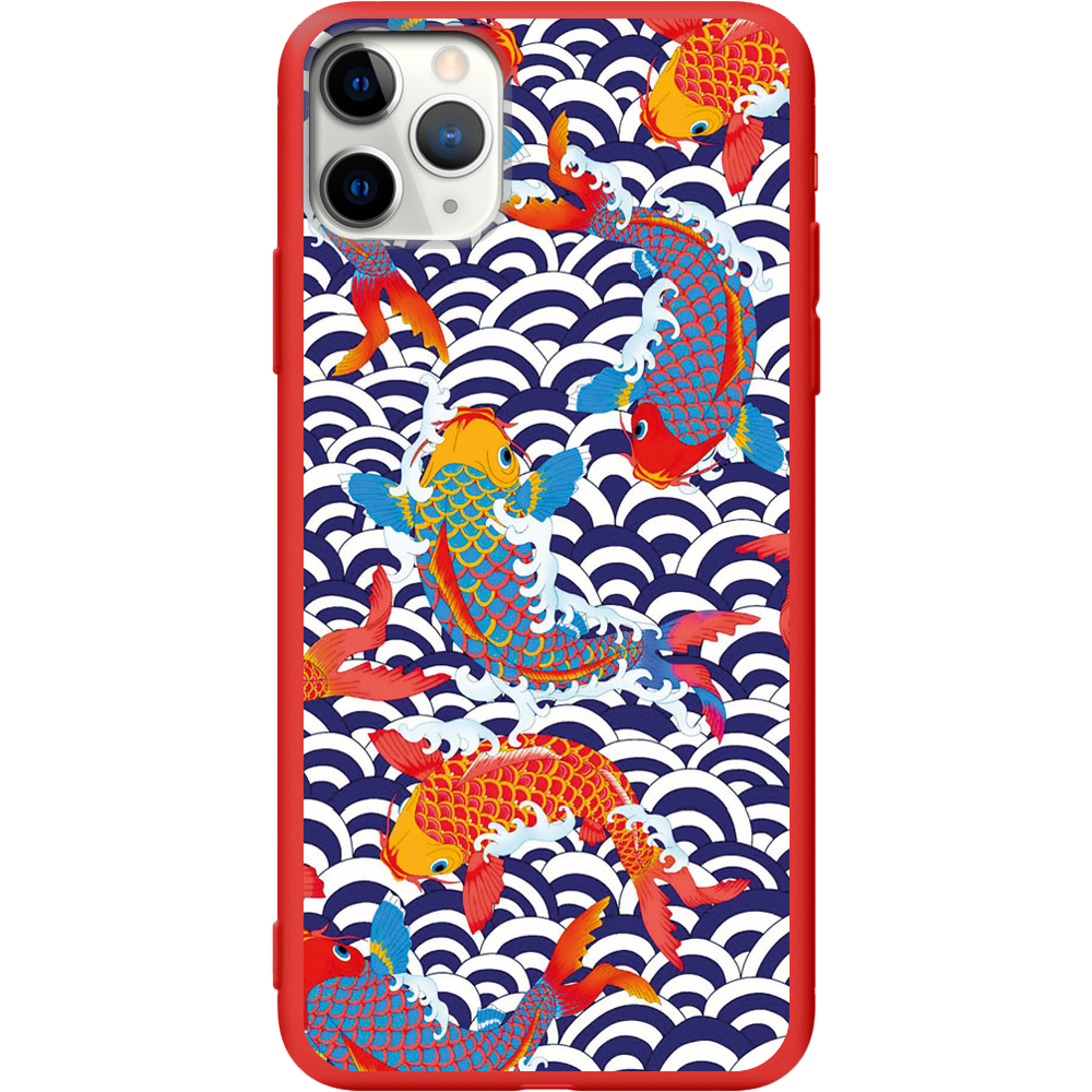 Чехол Boxface iPhone 11 Pro Koi Fish Красный силикон (38189-up2477-43044)