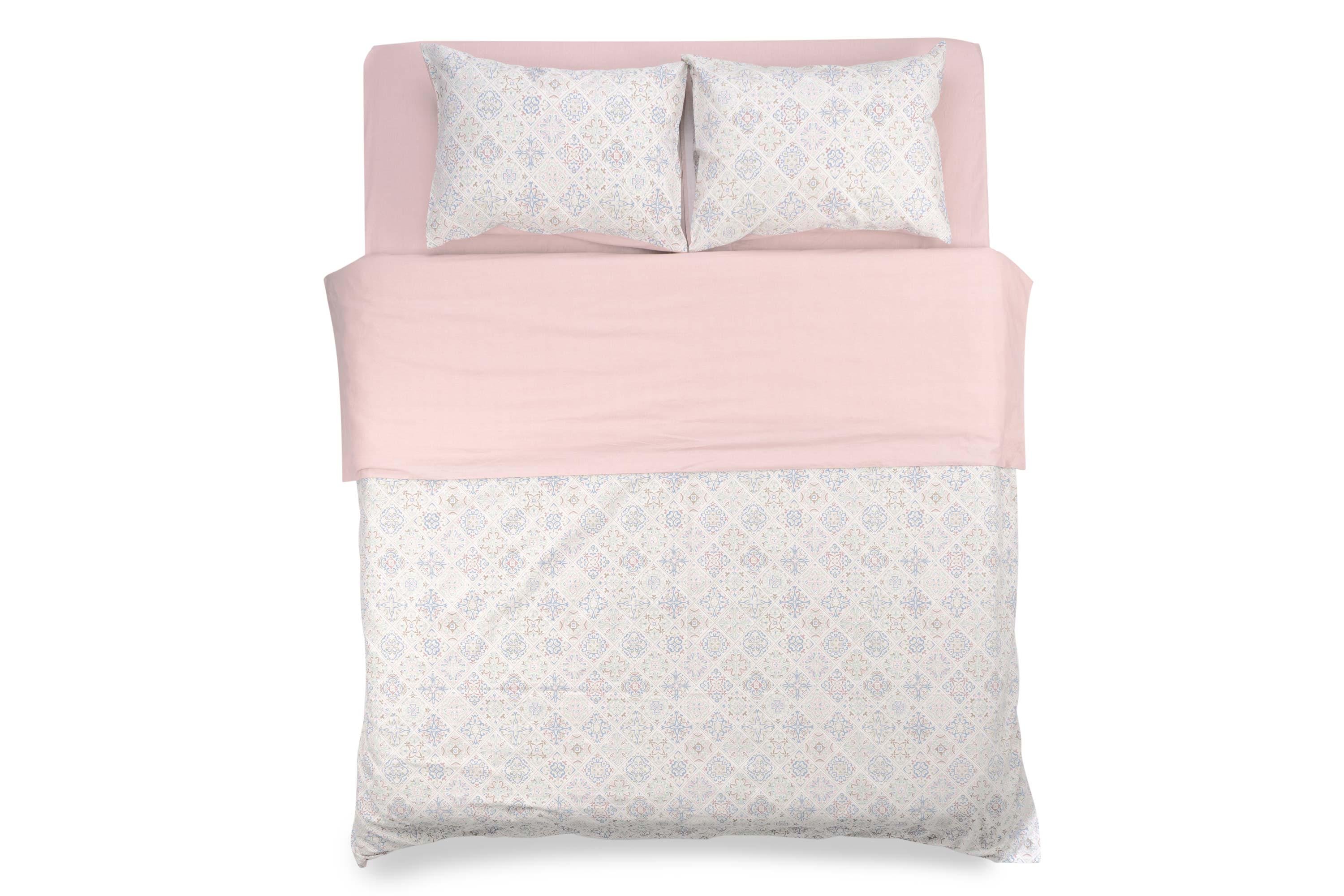 Комплект постельного белья Ardesto Gloria Двуспальный 200х220 см Розовый (ART2022LP)