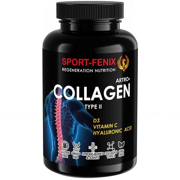 Хондропротектор Sport-Fenix ​​ARTRO+ Collagen Type 2 D3 Vitamin C Gyaluronic Acid 120 капс. (000026596)