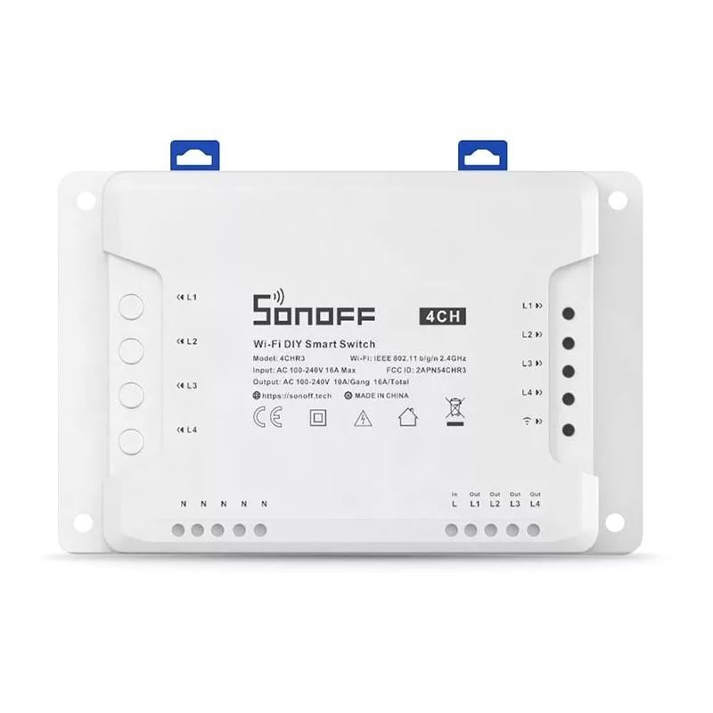 Переключатель умный Sonoff 4-канальный Wi-Fi