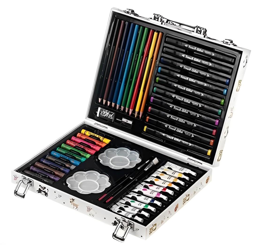 Набор для рисования и творчества в кейсе 68 предметов (23759855)