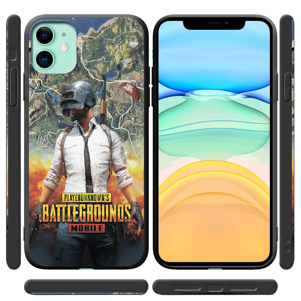 Чехол Boxface iPhone 11 PUBG Mobile Черный силикон (38184-up2309-38276) - фото 2