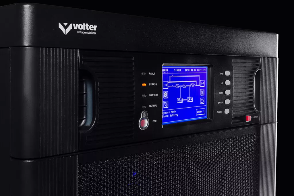 Джерело безперебійного живлення Volter 30KVA 384В з правильною синусоїдою 3 фази (29190515) - фото 2 Джерело безперебійного живлення Volter 30KVA 384В з правильною синусоїдою 3 фази (29190515) - фото 2