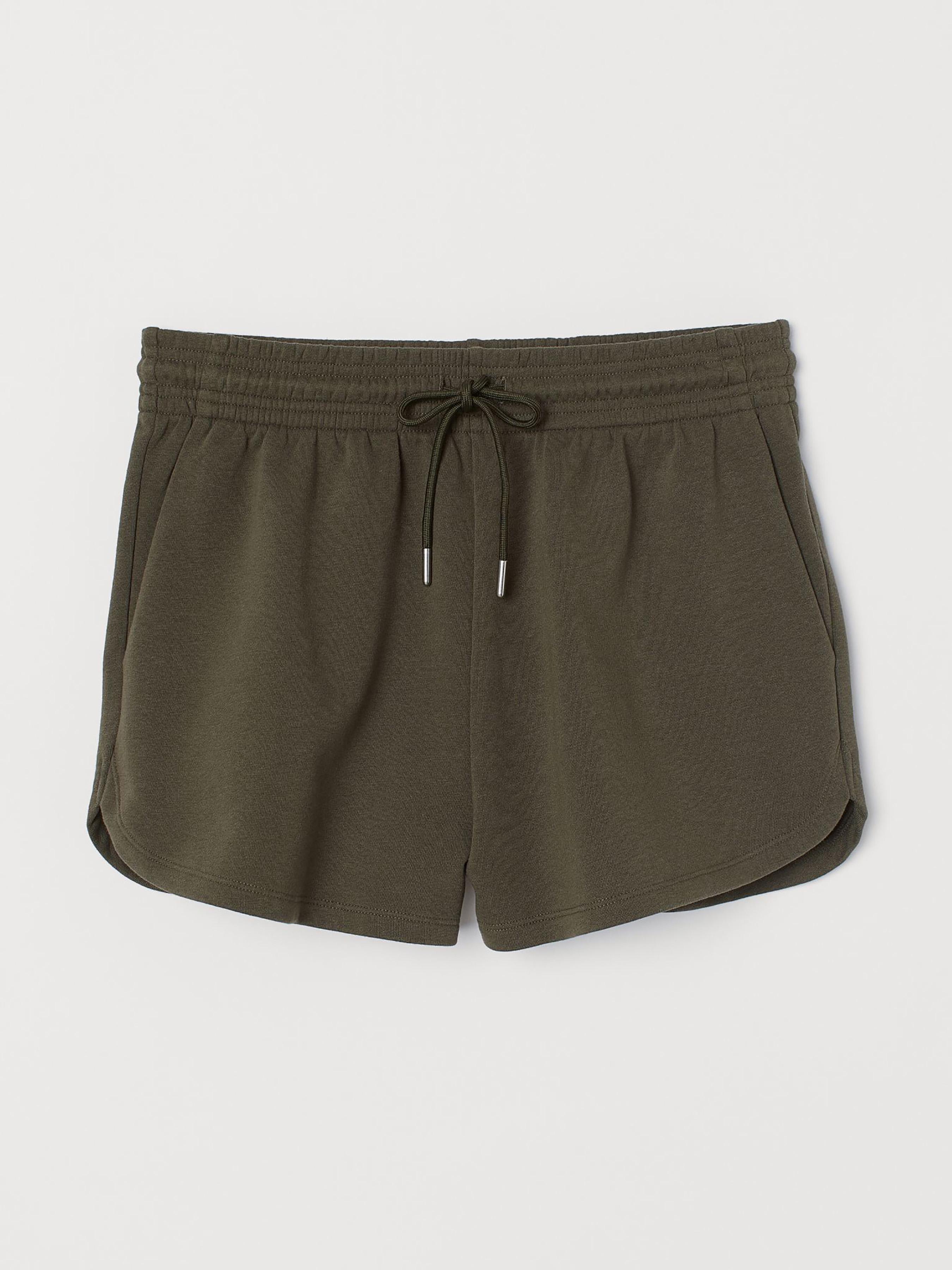 Шорти жіночі H&M M Зелений хакі (X12028792481)