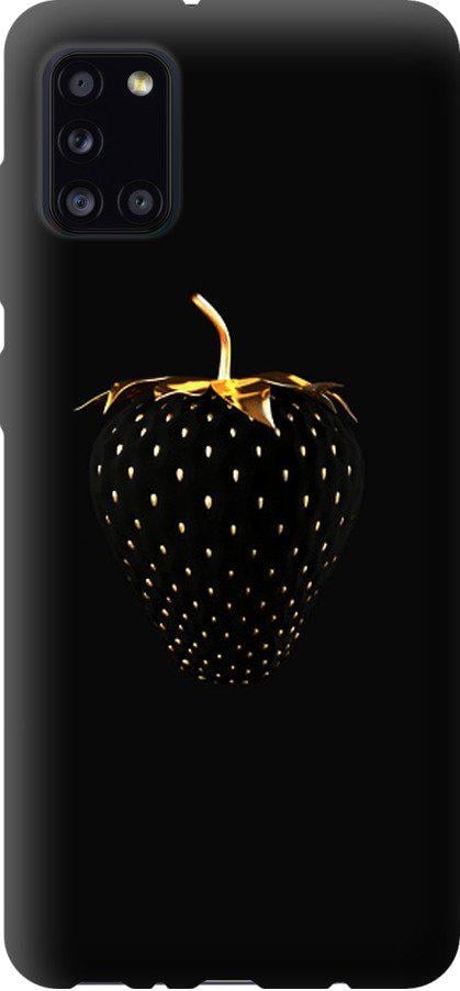 Чехол на Samsung Galaxy A31 A315F Черная клубника (3585u-1908-42517)