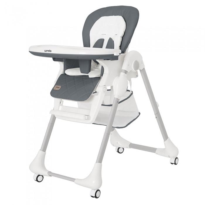 Стільчик дитячий для годування Carrello Toffee CRL-9502/3 на колесах із пластику 102х68х60 см Темно-сірий (150-7-CRL-9502/3 Palette Grey) Стільчик дитячий для годування Carrello Toffee CRL-9502/3 на колесах із пластику 102х68х60 см Темно-сірий (150-7-CRL-9502/3 Palette Grey)