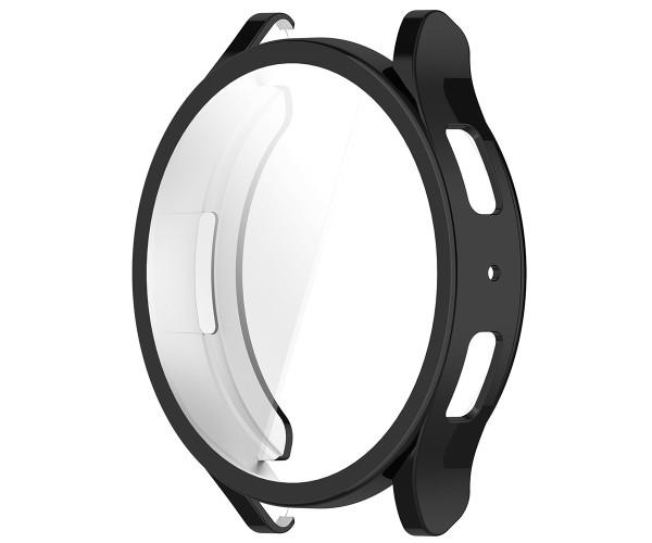 Чехол cиликоновый для Samsung Galaxy Watch 6 с защитой на экран 44 мм Черный Чехол cиликоновый для Samsung Galaxy Watch 6 с защитой на экран 44 мм Черный