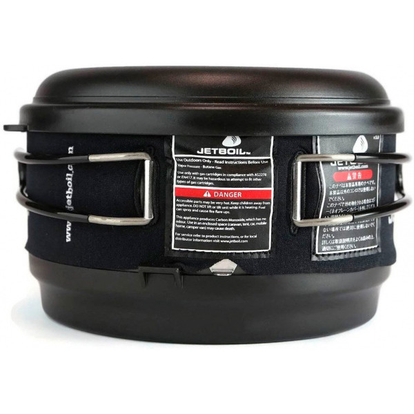 Кастрюля с крышкой Jetboil FluxRing Cook Pot 1,5 л Black (CPT15) - фото 1