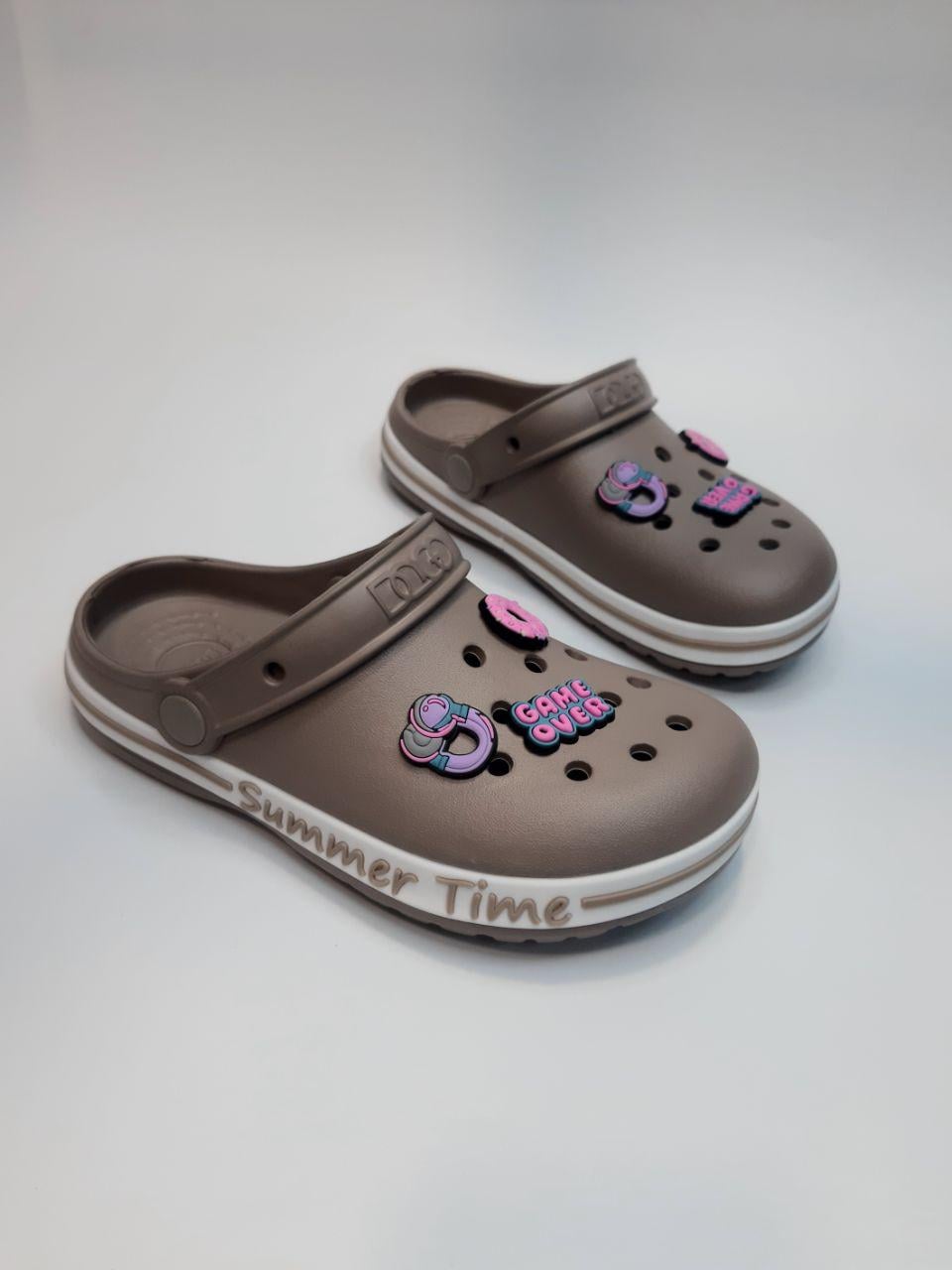 Сабо для дівчинки Dago р. 34 Бежевий (328 беж)