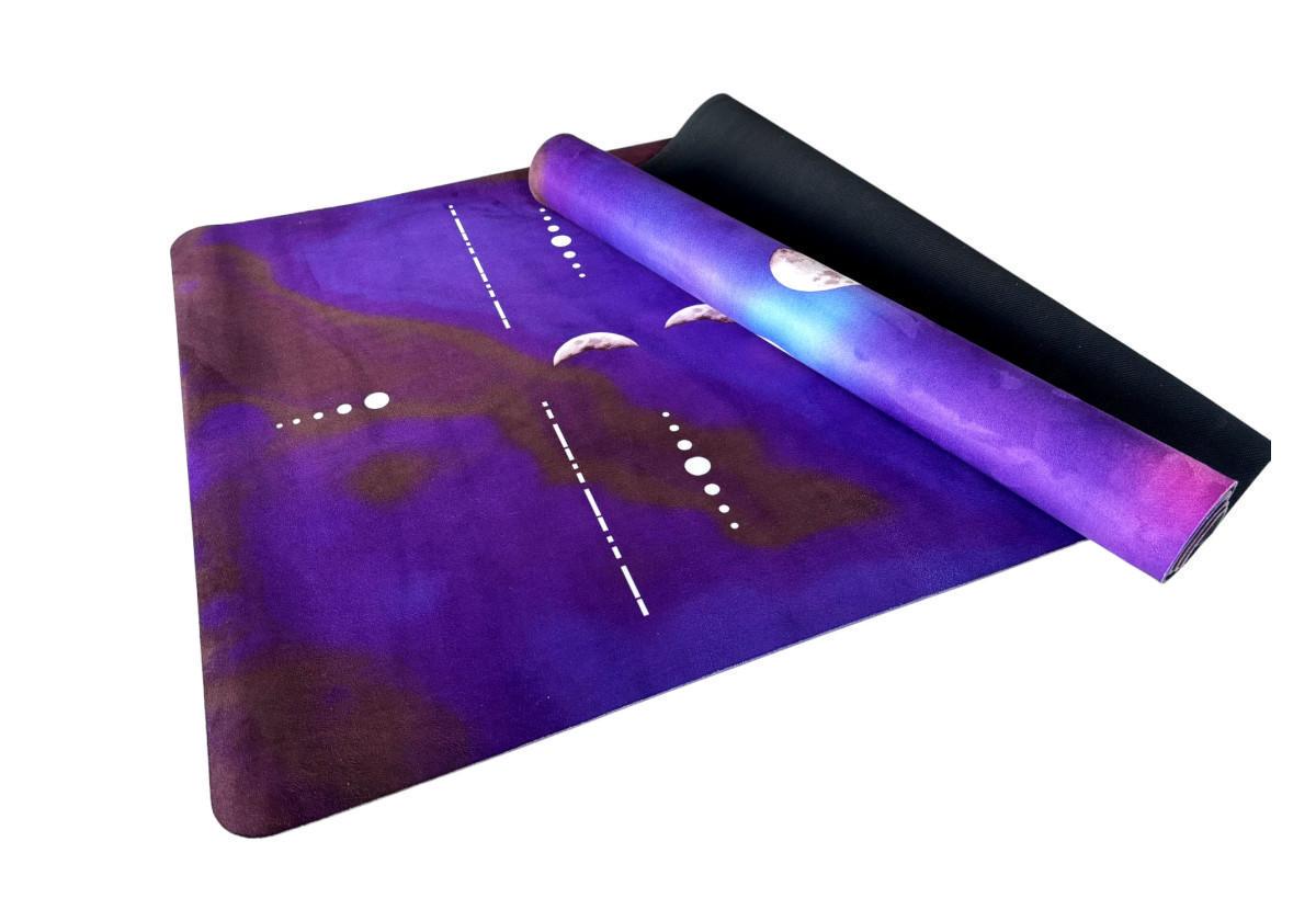 Коврик для йоги EasyFit 3 мм Фиолетовый (EF-1926-1) - фото 3 Коврик для йоги EasyFit 3 мм Фиолетовый (EF-1926-1) - фото 3