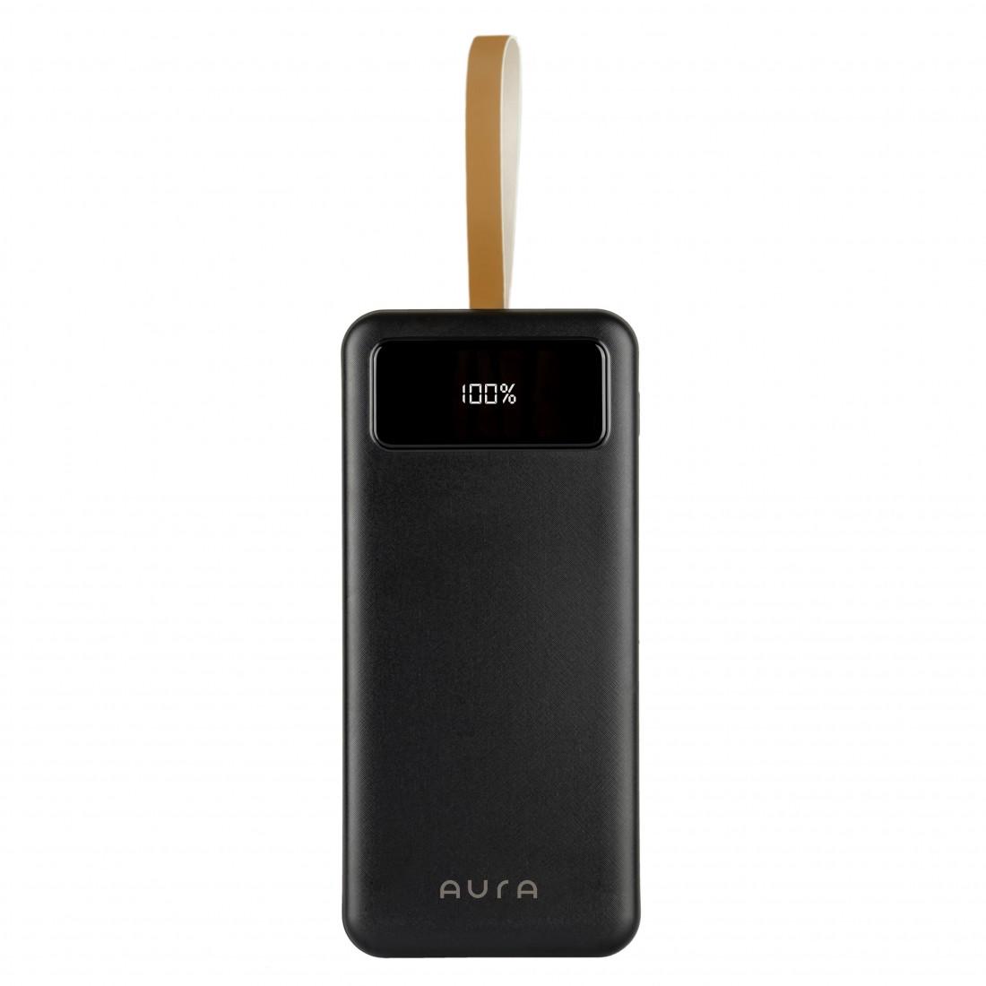 Повербанк Aura NRG60 Quick charging 60000 mAh 22,5 W Black