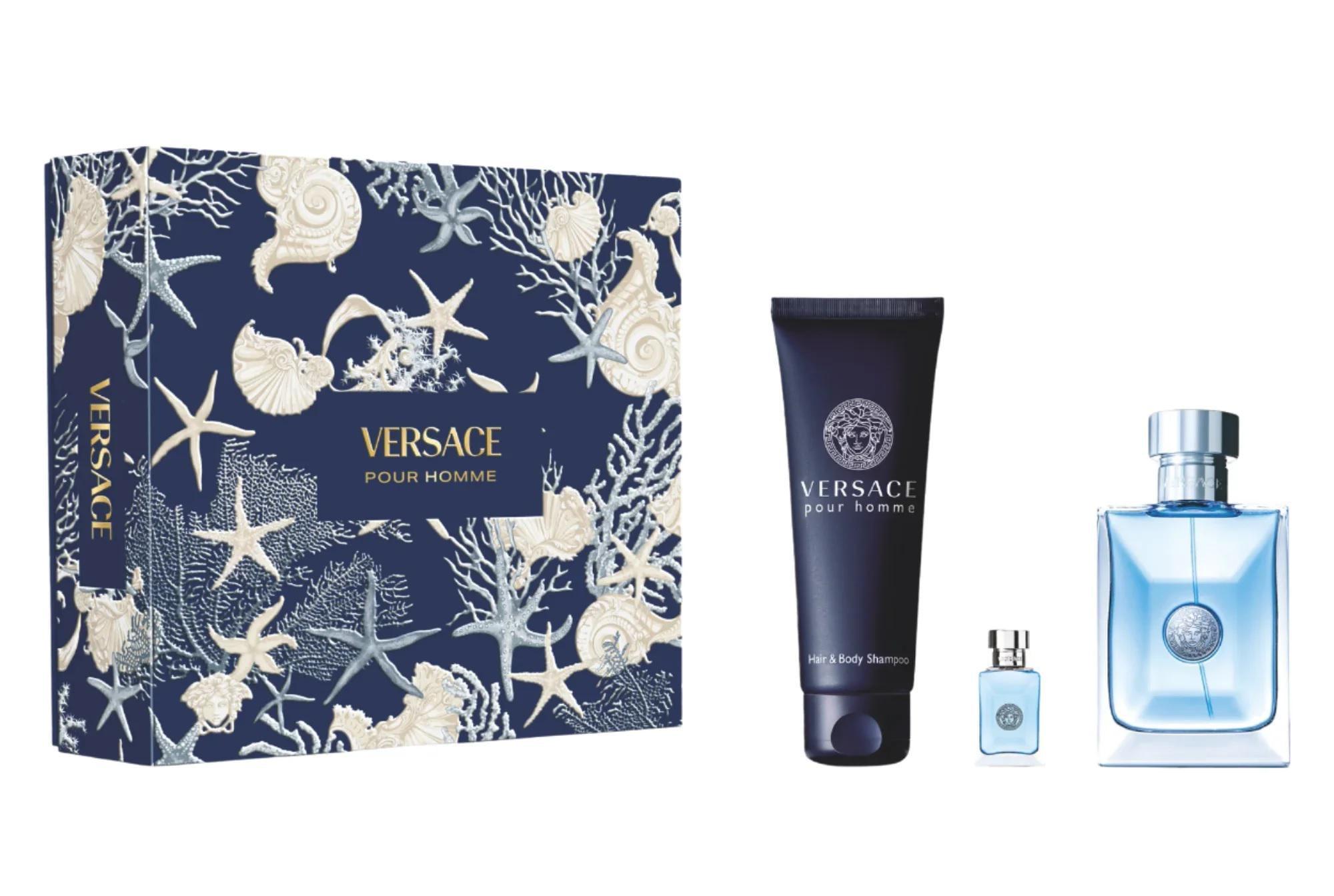 Набір Versace Pour Homme туалетна вода 100 мл/міні 5 мл/гель для душу 150 мл (404652)