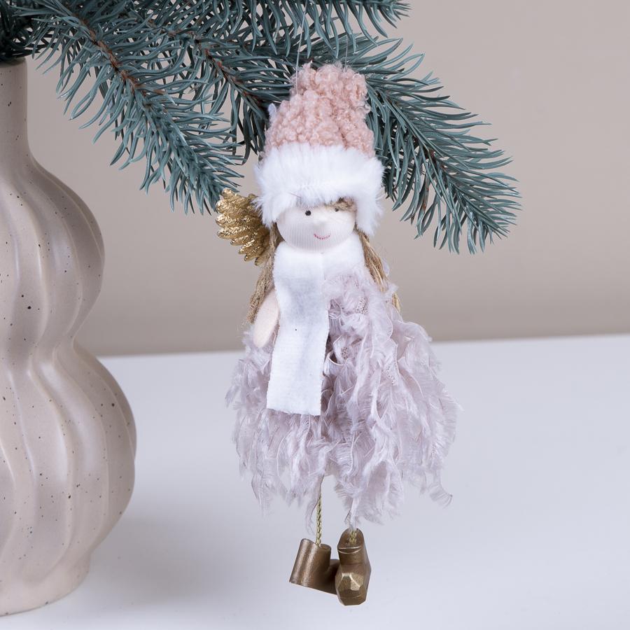 Подвеска Ангелочек Розовый (1404-1) Подвеска Ангелочек Розовый (1404-1)