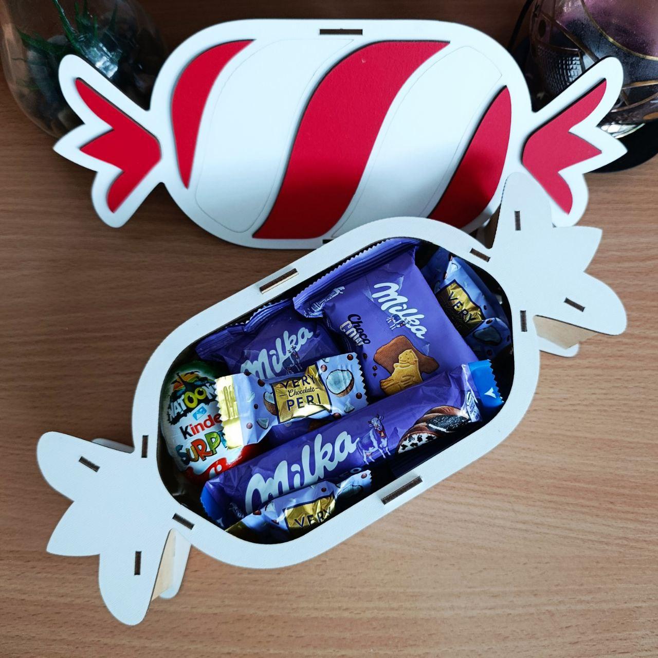 Бокс цукерка з солодощами для дитини/дівчини на день народження/новий рік/різдво/8 березня (ar260) - фото 3 Бокс цукерка з солодощами для дитини/дівчини на день народження/новий рік/різдво/8 березня (ar260) - фото 3