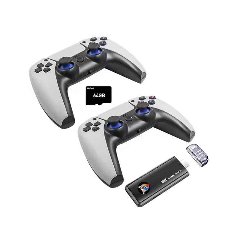 Ігрова консоль Data Frog X6 Game Stick 64GB приставка гейм стік +39800 ігор Чорний 300 B (H133)