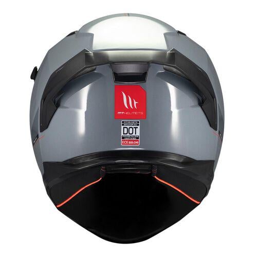 Мотошлем MT HELMETS Braker SV L Grey Gloss (47579) - фото 7