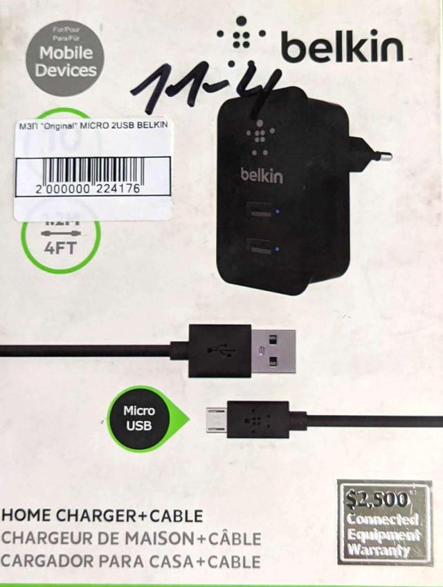 Зарядное устройство для Belkin Micro 2 USB сетевой Black - фото 4