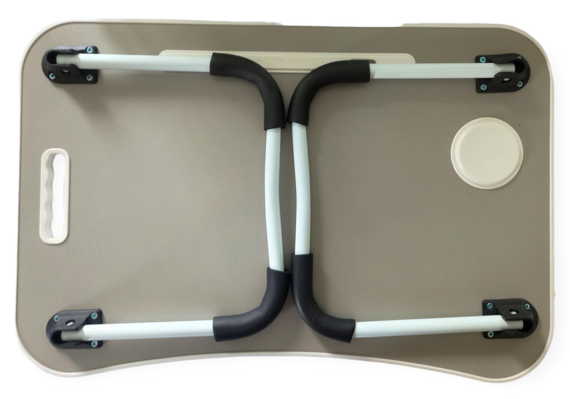 Столик для ноутбука/планшета деревянный складной с подставкой под стакан и с ручкой - фото 4 Столик для ноутбука/планшета деревянный складной с подставкой под стакан и с ручкой - фото 4