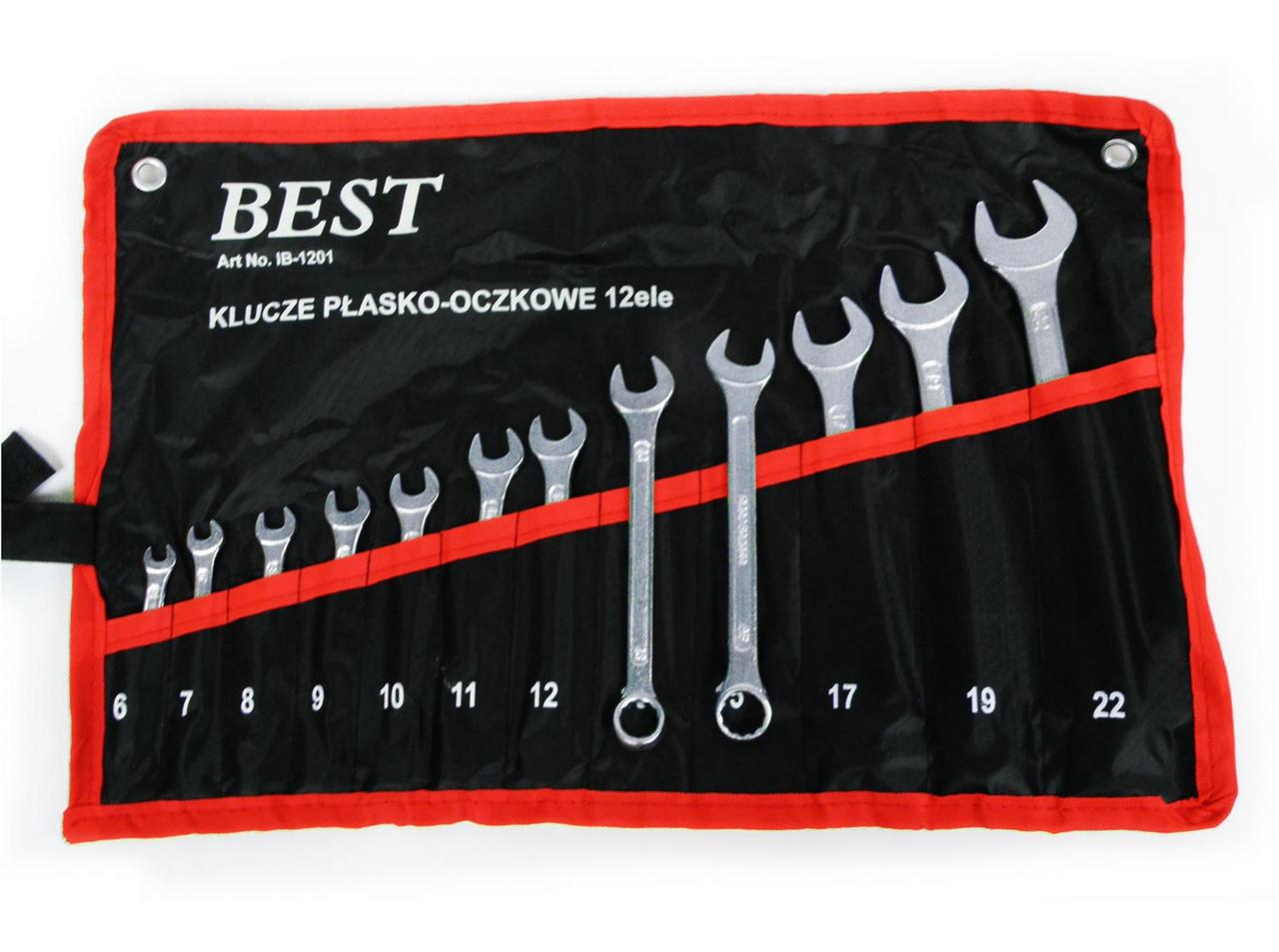 Ключі комбіновані 6-22 мм 12 шт. (IB-1201)