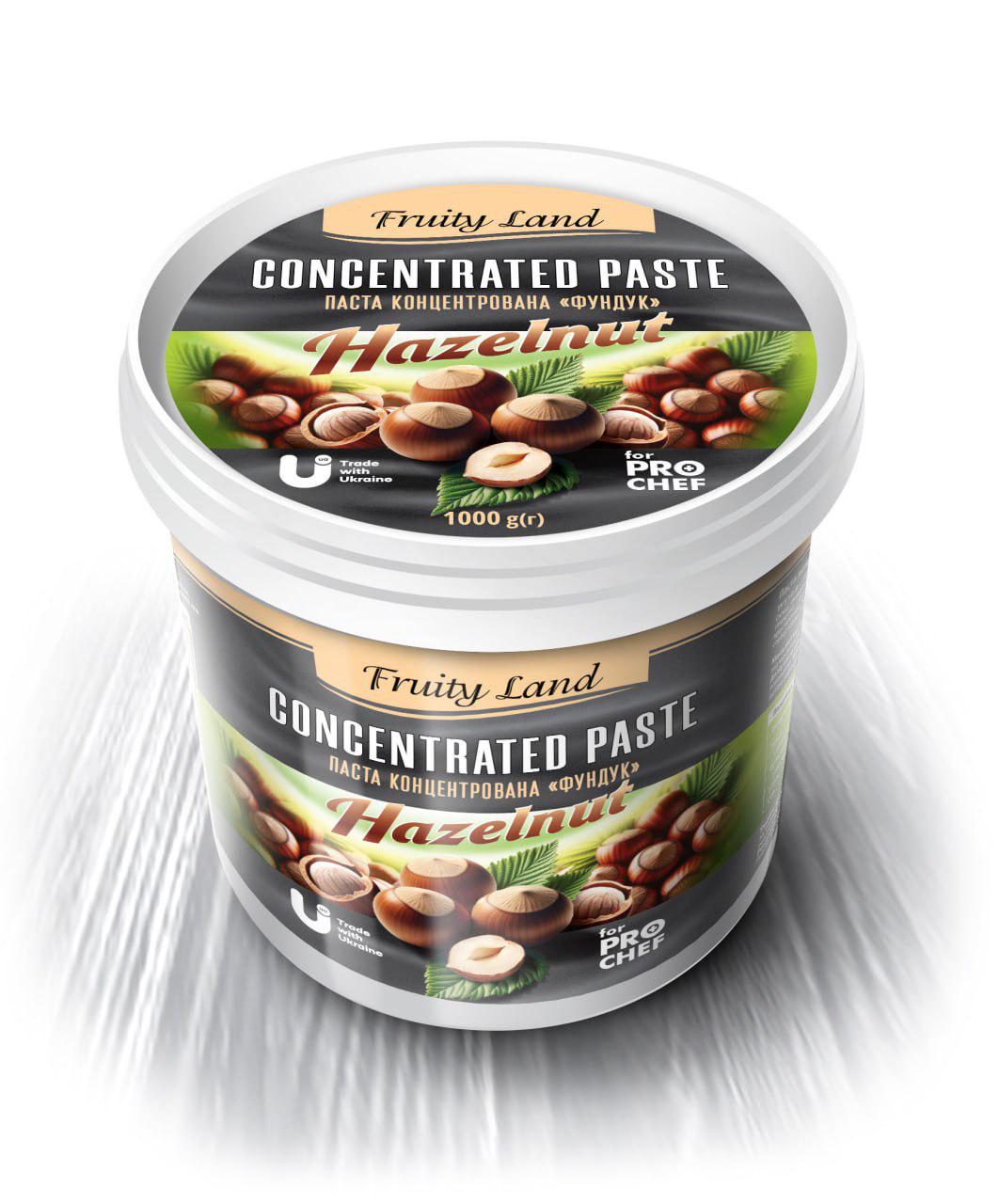 Паста концентрированная Fruityland Лесной орех 1 кг