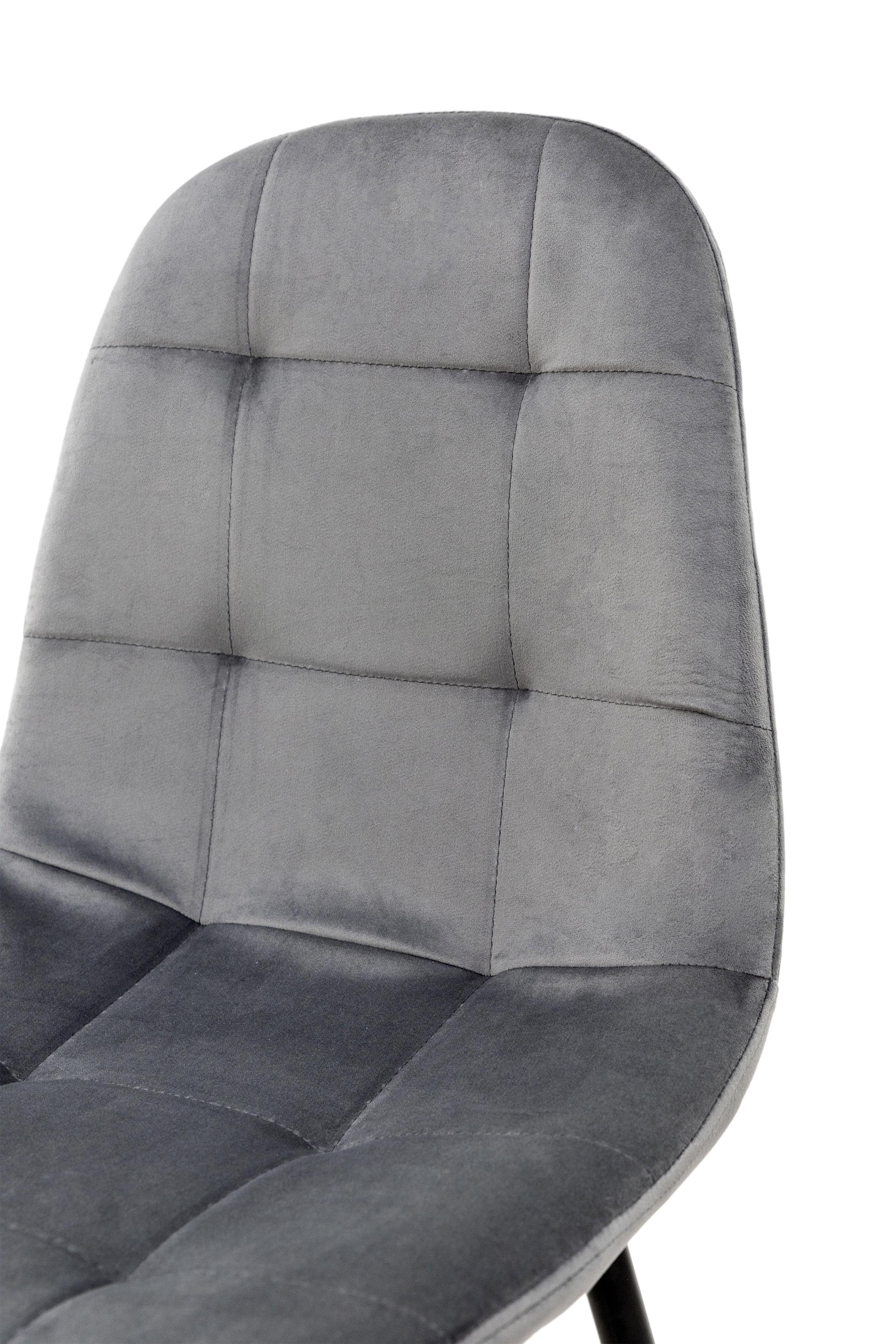 Стілець для кухні та вітальні ГРЕЙС Квест 430х860х490 мм Чорний/Сірий (GAА0056404) - фото 9 Стілець для кухні та вітальні ГРЕЙС Квест 430х860х490 мм Чорний/Сірий (GAА0056404) - фото 9