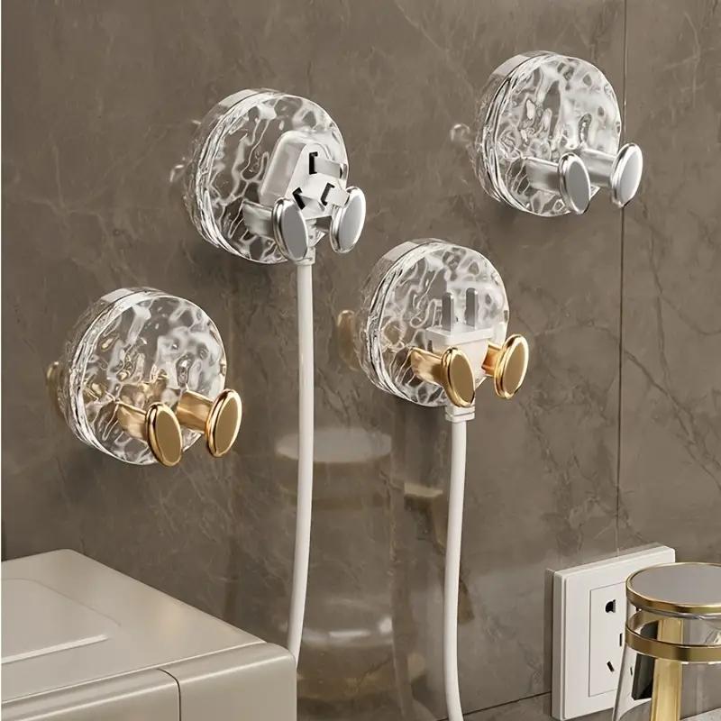 Гачок самоклейний настінний для організації аксесуарів і кабелів Сріблястий з прозорим (3000003763) - фото 3 Гачок самоклейний настінний для організації аксесуарів і кабелів Сріблястий з прозорим (3000003763) - фото 3