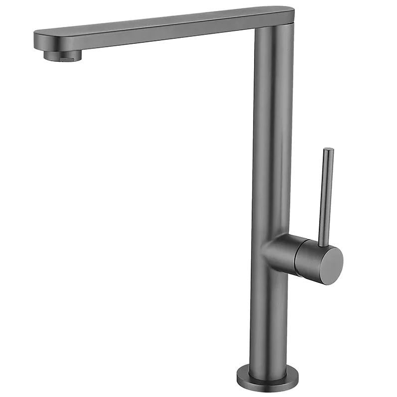 Смеситель для кухни Wezer EKO4G-01 GUNGREY однорычажный Графитовый (234829)