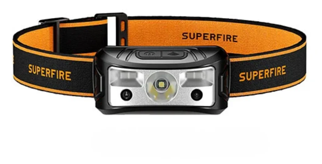 Ліхтарик налобний з подвійним світлом SuperFire HL05-N 5W + 2W захист IP44 (2833256295) Ліхтарик налобний з подвійним світлом SuperFire HL05-N 5W + 2W захист IP44 (2833256295)