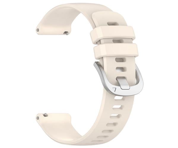 Ремешок Silicone для смарт-часов Amazfit Bip 6 22 мм Бежевый