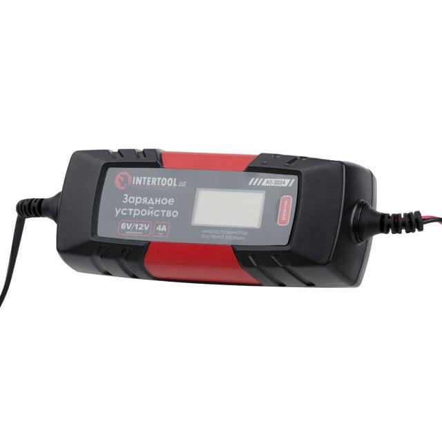 Зарядний пристрій Intertool 6/12 В 4 А 230 В 1,2-120 А/г (AT-3024) - фото 3 Зарядний пристрій Intertool 6/12 В 4 А 230 В 1,2-120 А/г (AT-3024) - фото 3