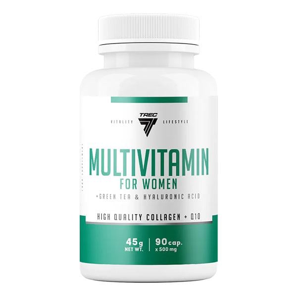 Витаминно-минеральный комплекс для спорта Trec Nutrition Multivitamin for Women 90 капс. (000024905)