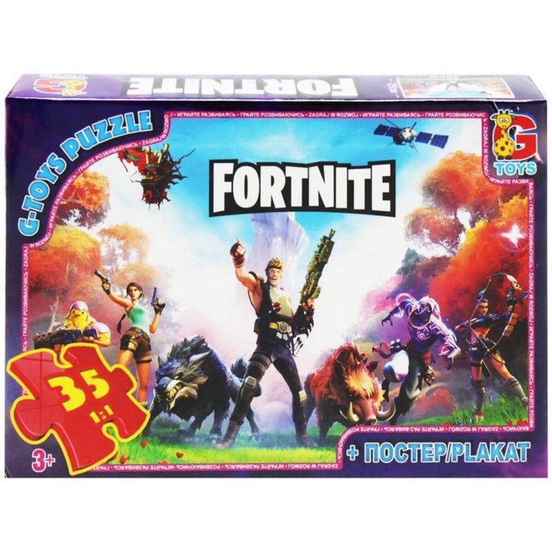 Пазлы детские картонные G-Toys Fortnite 35 эл. (IP-177-P-883)