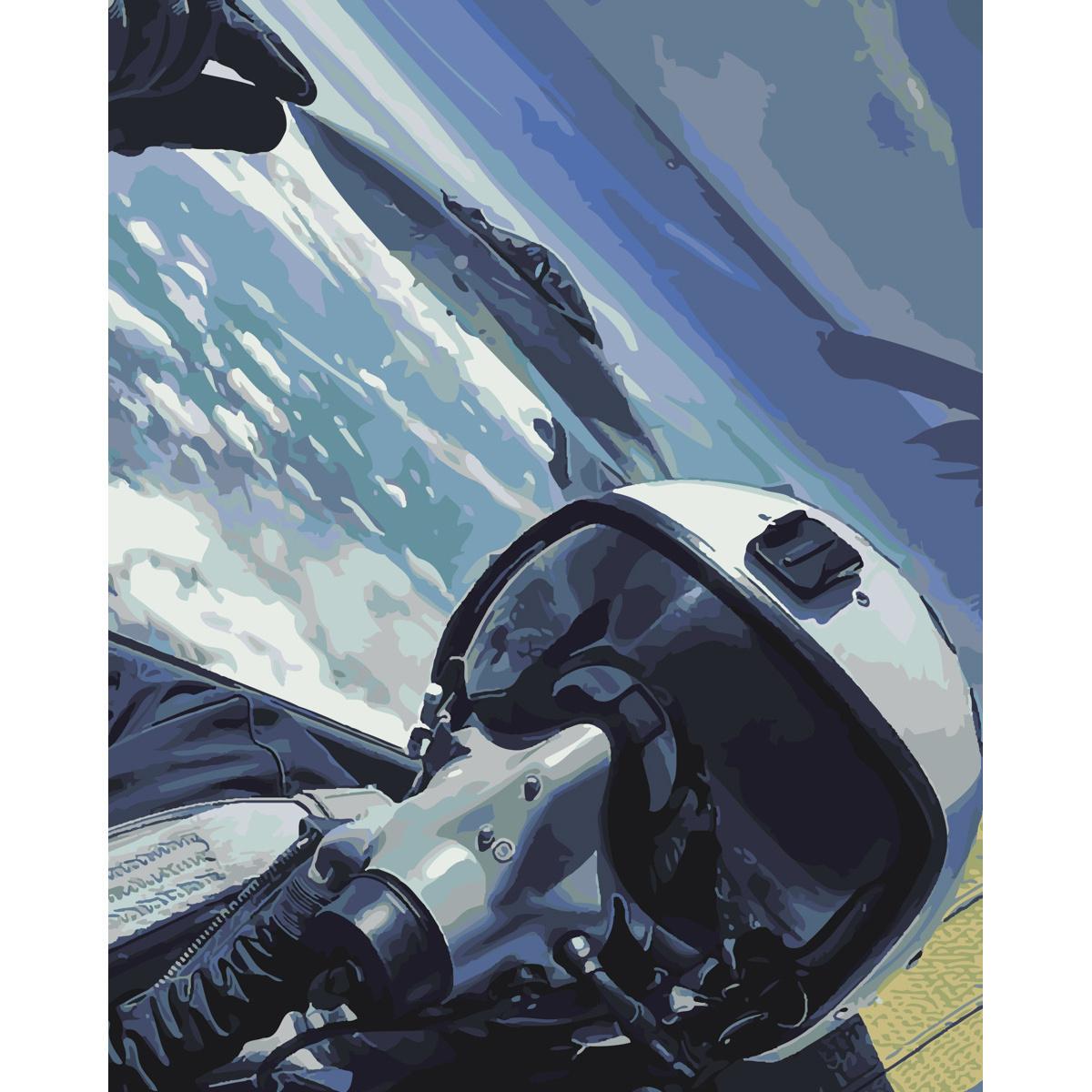 Картина по номерам Strateg Призрак Киева в небе 40x50 см (SY6543)