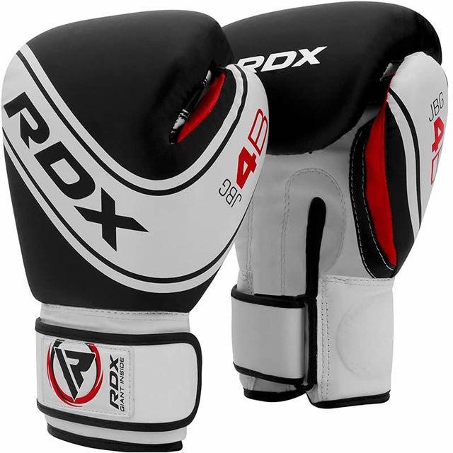 Боксерські рукавиці RDX 4B Robo Kids 6 унцій White/Black (JBG-4B-6oz)