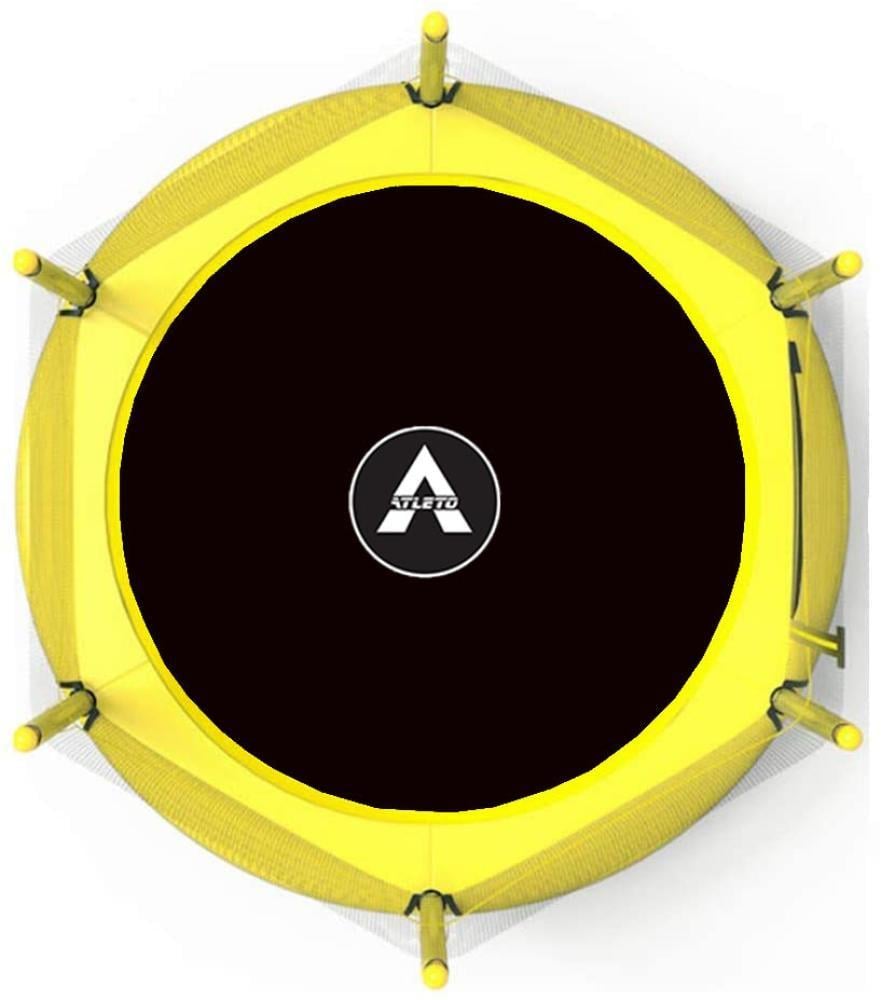 Батут дитячий Atleto із захисною сіткою на металевих стовпах 152 см Жовтий (132-76-21000100) - фото 2 Батут дитячий Atleto із захисною сіткою на металевих стовпах 152 см Жовтий (132-76-21000100) - фото 2