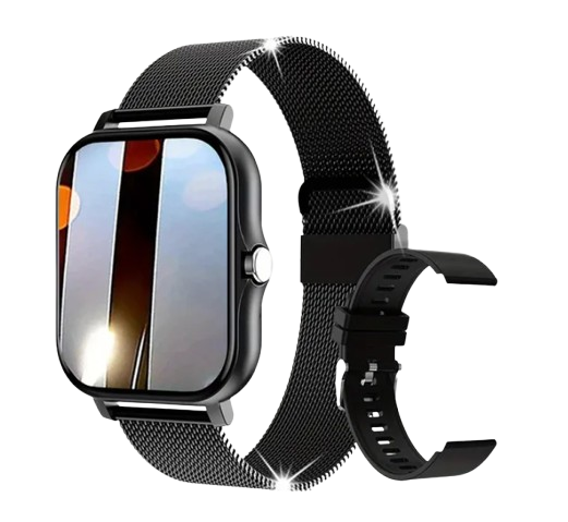 Смарт-годинник Lige з двома ремінцями та вбудованим тонометром