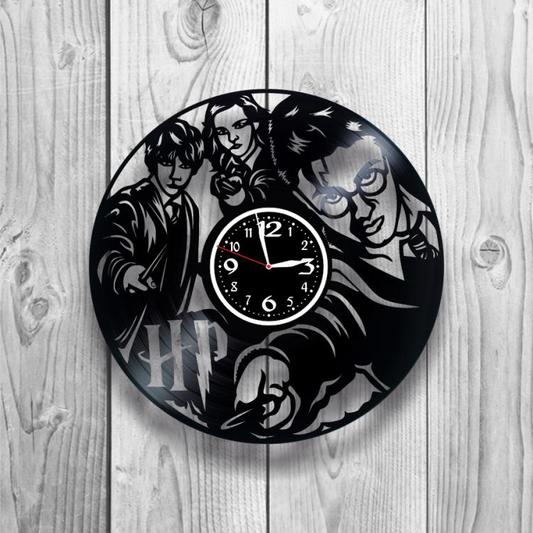 Часы настенные Harry Potter 0553 из виниловой пластинки