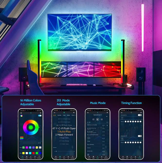 Лампа декор и крепление для телевизора (AND HA-184) - фото 4 Лампа декор и крепление для телевизора (AND HA-184) - фото 4