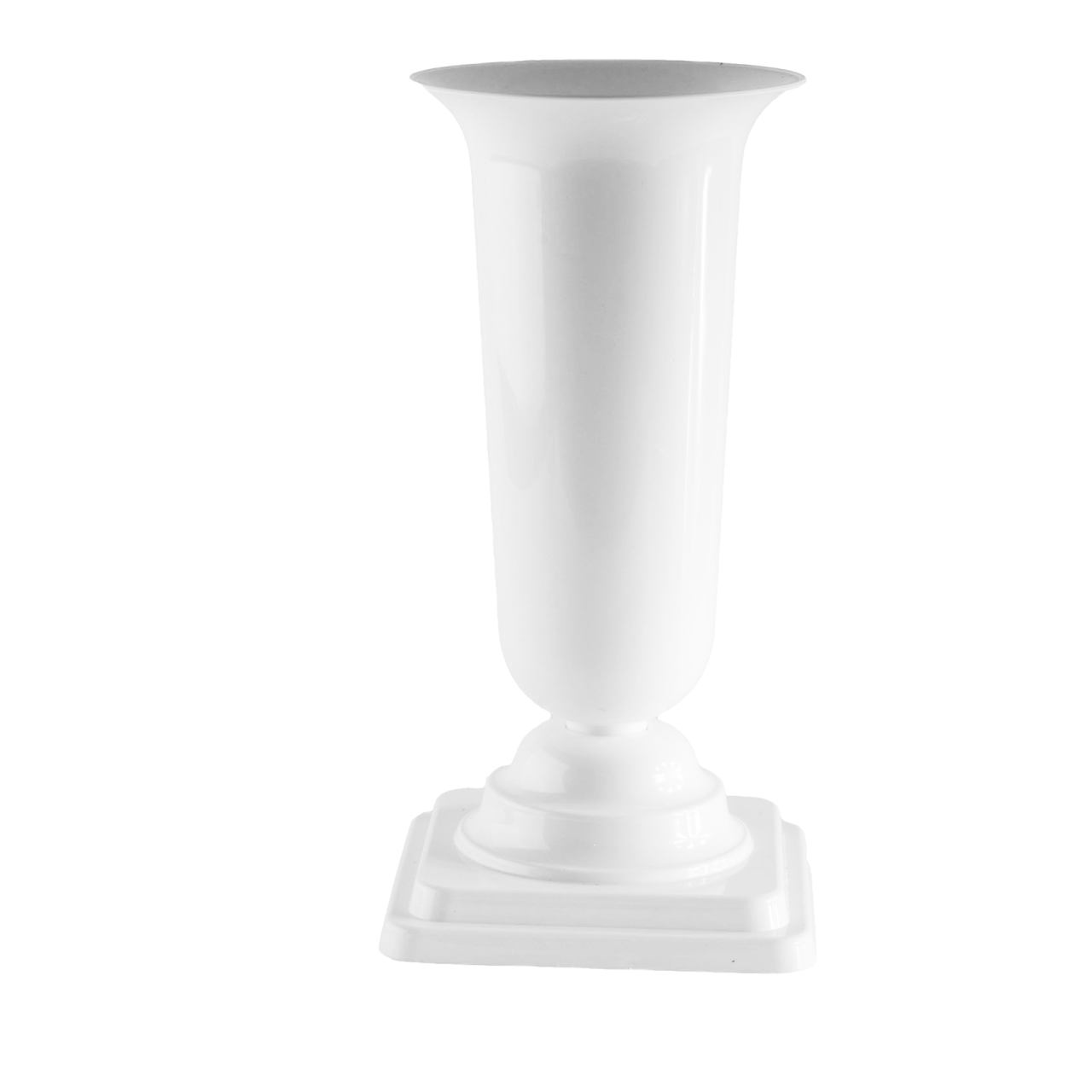 Вазон Дама с подставкой 16,8 см Белый (46556) - фото 1 Вазон Дама с подставкой 16,8 см Белый (46556) - фото 1