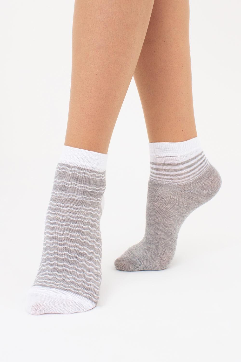Набір жіночих шкарпеток Giulia WS2 FASHION SET 2405 2 пари р. 36/40 Grey (27068045)