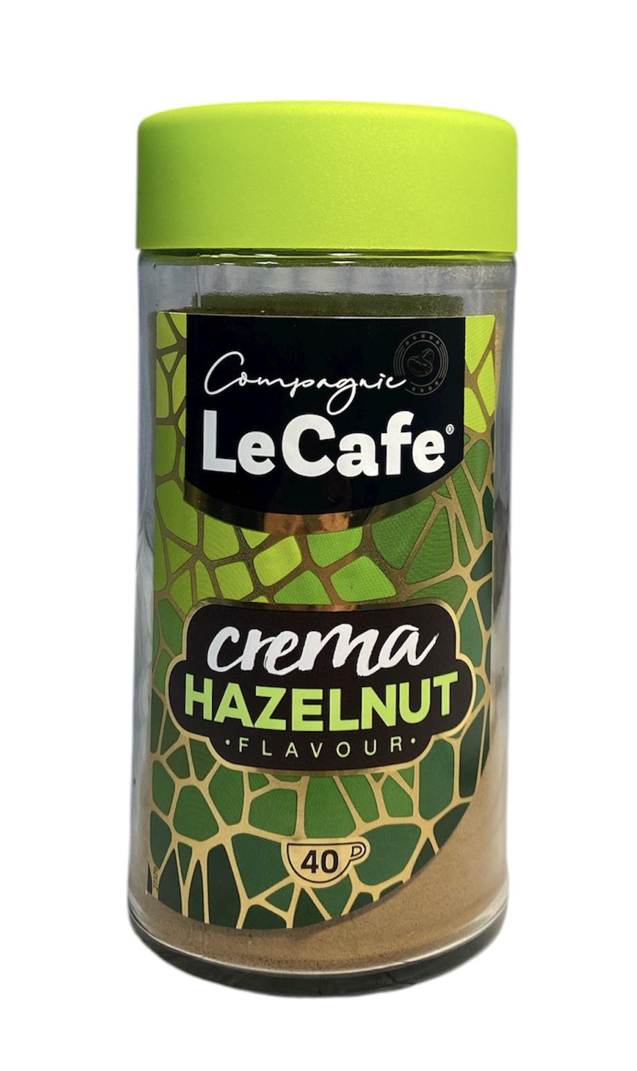 Кофе Le Cafe Crema Hazelnut растворимый в стеклянной банке 75 г (60667)