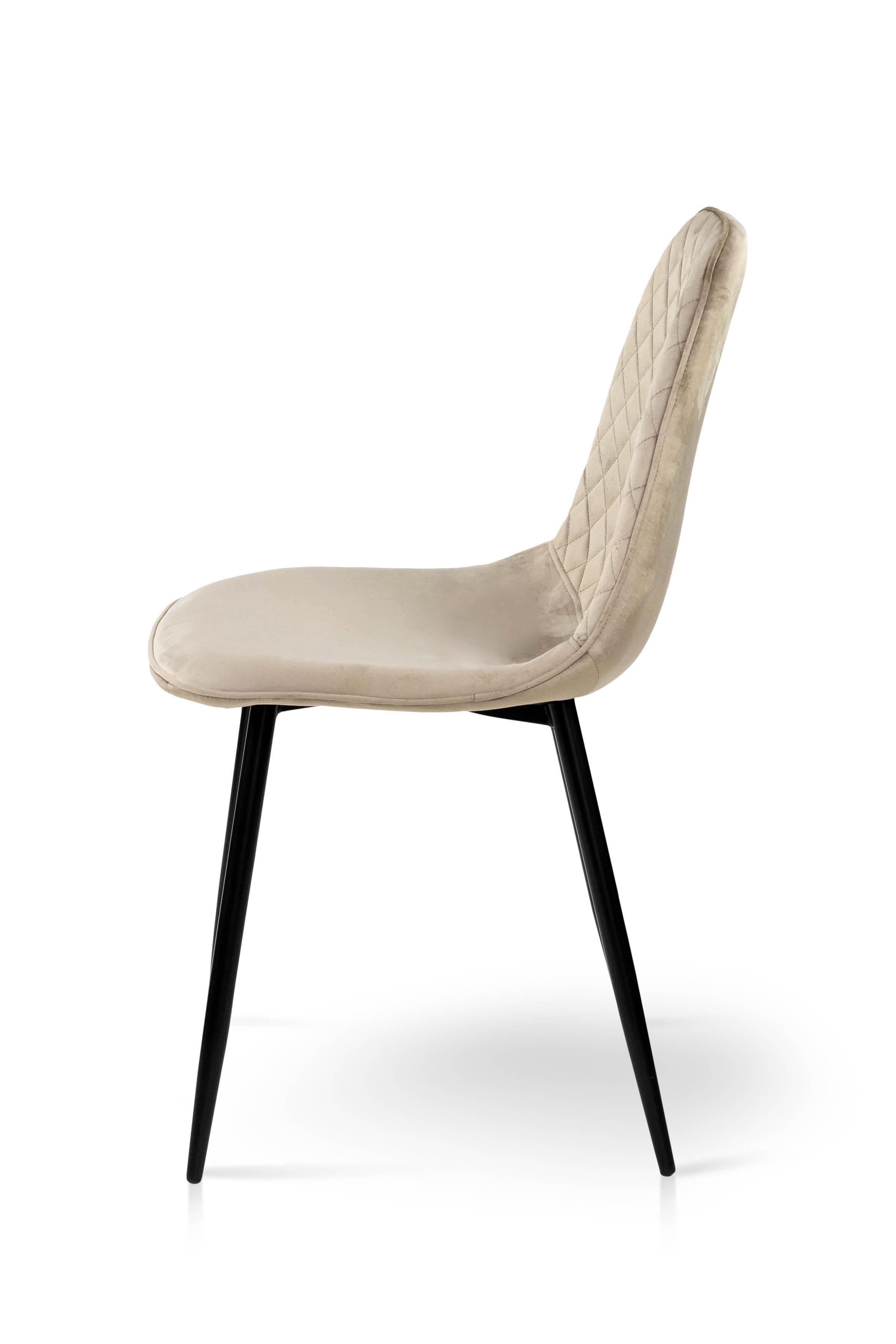 Стілець для кухні та вітальні ГРЕЙС Марс 430х860х490 мм Чорний/Мокрий пісок (GAА0056396) - фото 3 Стілець для кухні та вітальні ГРЕЙС Марс 430х860х490 мм Чорний/Мокрий пісок (GAА0056396) - фото 3